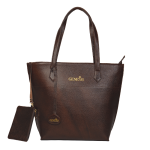 Genesis Leather Tote Bag - Brown