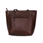 Genesis Leather Tote Bag - Brown