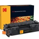 Kodak HP 80A / CE280A Remanufactured Toner Cartridge, Black