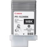 Canon PFI-102MBK Plotter Ink Tank - 130ml, Matte Black