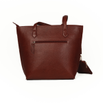 Genesis Leather Tote Bag - Red