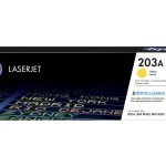 HP 203A Original LaserJet Toner Cartridge, Yellow (CF542A)