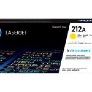 HP 212A Original LaserJet Toner Cartridge, Yellow (W2122A)