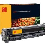 Kodak HP 203A / CF540A Remanufactured Toner Cartridge, Black