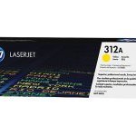 HP 312A Original LaserJet Toner Cartridge, Yellow (CF382A)