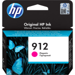 HP 912 Original Ink Cartridge, Magenta (3YL78AE)