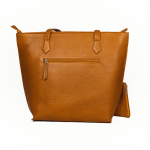 Genesis Leather Tote Bag - Tan