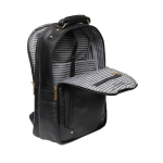 Genesis Leather Backpack – Black