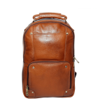 Genesis Leather Backpack – Tan