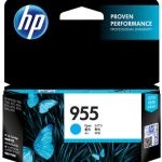 HP 955 Original Ink Cartridge, Cyan (L0S51AA)