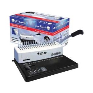 Atlas Manual comb Pch&Bind A4 10 sht, AS-BM-PB250