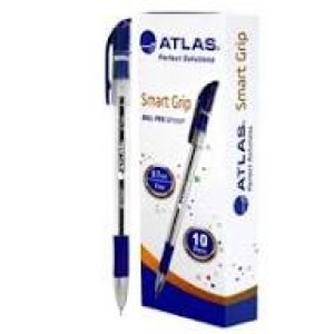 Atlas Ball Pen 0.7mm Fine  BX=10 Blue Smart Grip, AS-BP200F-BE