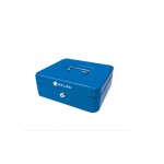 Atlas Cash box W200xL160xH90mm Blue, AS-CB-2001-BE