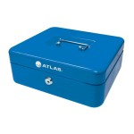 Atlas Cash box W250xL200xH90mm Blue, AS-CB-2502-BE