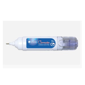 Atlas Correction Pen Reg 12ml White, AS-CP257-D24