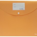 Atlas Document Bag opq w/namecard&btn-Orange, AS-F1005C