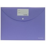 Atlas Document Bag opq w/namecard&btn-Purple, AS-F1005P