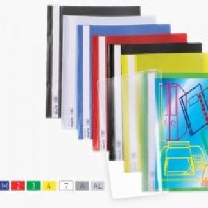 Atlas Flat File PP A4 thick w/pkt Grey, AS-F2684A