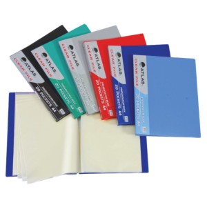 Atlas Clear File A4 30 Pocket Asst., AS-F33430-ASS