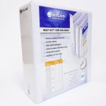 Atlas PVC 2ring A4 45mm (1¾") w/p White, AS-F41429457