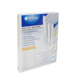 Atlas PVC 2ring A4 52mm (2") w/p White, AS-F41429527