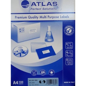 Atlas Label 8 / 97x67.7/ PAK=100sht, AS-LSE-1008