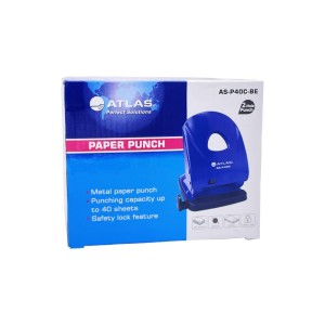 Atlas Paper Punch 40 sheets Blue, AS-P40C-BE
