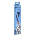 Atlas HB Pencil Blue/SR stripes BX=12, AS-PW-161