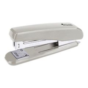 Atlas HalfStripMetalStapler W/StapleRemover Grey, AS-SR5085-GY
