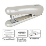 Atlas HalfStripMetalStapler W/StapleRemover Grey, AS-SR5167-GY