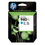 HP 940XL High Yield Original Ink Cartridge, Cyan (C4907AE)
