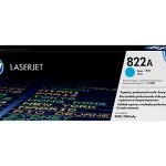 HP 822A Original LaserJet Toner Cartridge, Cyan (C8551A)