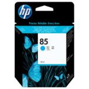 HP 85 DesignJet Ink Cartridge - 28ml, Cyan (C9425A)