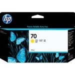 HP 70 130ml Ink Cartridge - Yellow (C9454A)