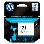 HP 121 Original Ink Cartridge, Tricolor (CC643HE)