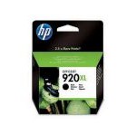 HP 920XL High Yield Original Ink Cartridge, Black (CD975A)
