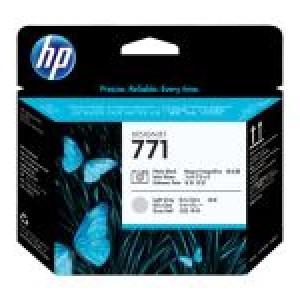 HP 771 DesignJet Printhead, Photo Black/Light Gray (CE020A)