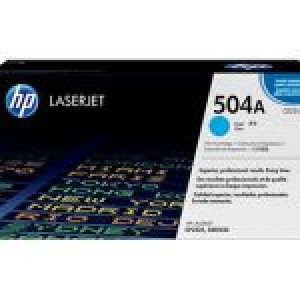 HP 504A LaserJet Toner Cartridge - Cyan (CE251A)