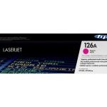 HP 126A Original LaserJet Toner Cartridge, Magenta (CE313A)