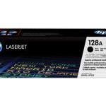 HP 128A Original LaserJet Toner Cartridge, Black (CE320A)