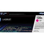 HP 128A Original LaserJet Toner Cartridge, Magenta (CE323A)