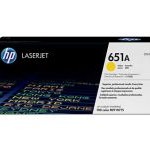 HP 651A LaserJet Toner Cartridge - Yellow (CE342A)