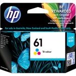 HP 61 Original Ink Cartridge, Tricolor (CH562WA)