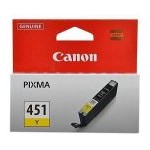 Canon CLI-451Y InkJet Cartridge - Yellow