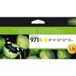 HP 971XL High Yield Original Ink Cartridge, Yellow (CN628AE)