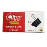 Clipp Binder clips 32mm (1-1/4"), CP-BC032