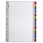 Clipp Plastic Col Divider A4 1-31. Bx=10st, CP-F28431