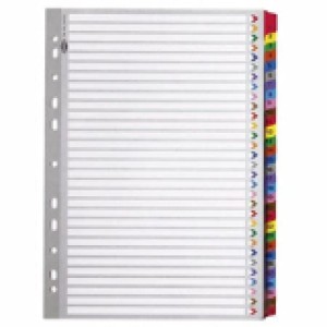 Clipp Plastic Grey Divider A4 1-31 Bx=10, CP-F29431