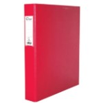 Clipp 2 Ring Binder D type A4 Red MY, CP-F44428252M