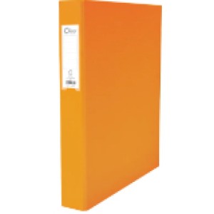 Clipp 2 Ring Binder D type A4 White, CP-F44428257